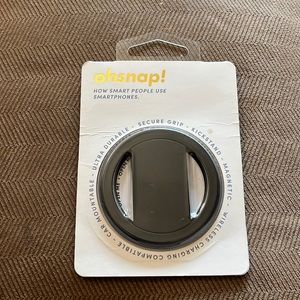 ohsnap! Phone grip, stand and magnet.